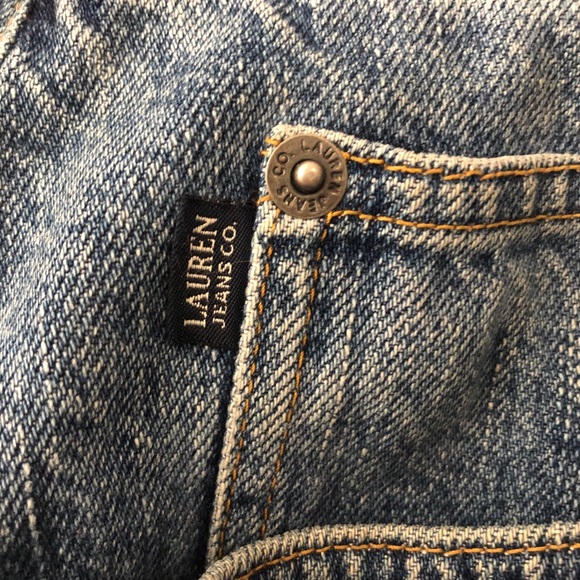 ralph lauren midi jean skirt - Picture 4 of 5